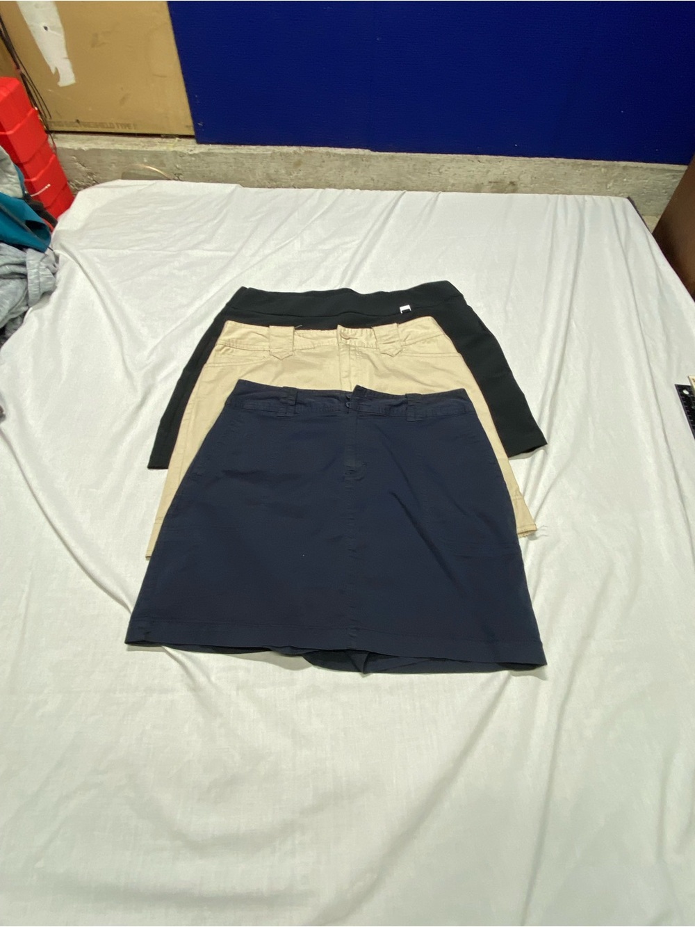 Greg Norman black, Khaki and navy Golf Skorts - 3-Pack